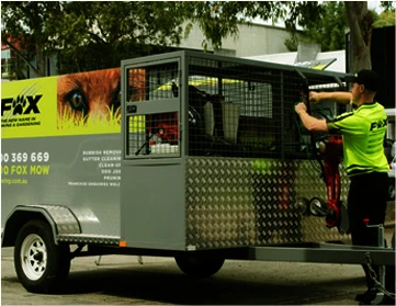 Fox Mowing team at work in Canberra